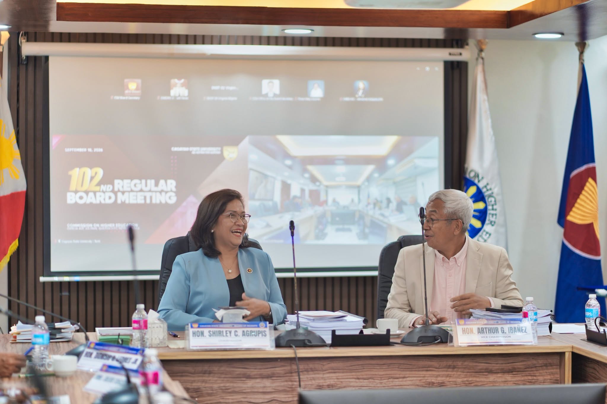 IN PHOTOS || CAGAYAN STATE UNIVERSITY HELD ITS 102ND REGULAR BOARD MEETING ON SEPTEMBER 18, 2026, AT THE HIGHER EDUCATIO photo 12